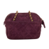 Quilted Shoulder Bag, &pound;630, Handbags, Purple, Suede, Back view